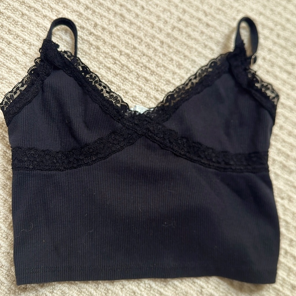 Black full tilt tank top extra small ages 12 and under